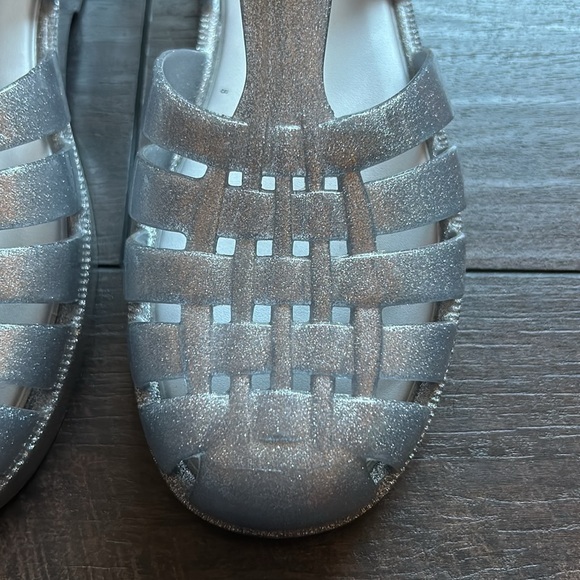 Melissa possession size 9 in clear glitter (silver) - Picture 7 of 12